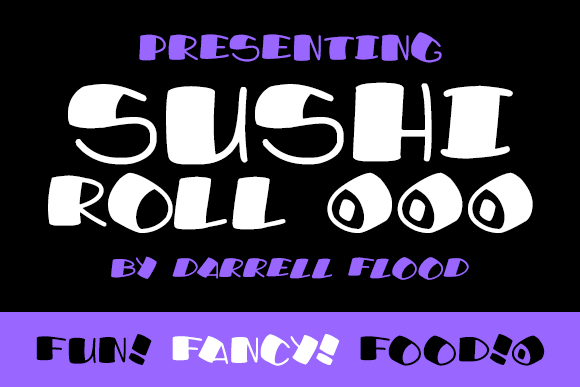 Sushi Roll font